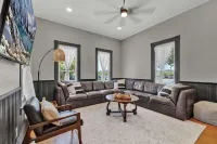 Walk to Schlitterbahn with Firepit