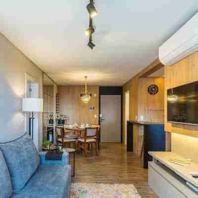 Charming Apartment with Fireplace in Gramado Sta0305 Rooms