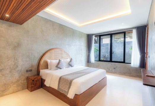 아나돌루 우붓의 아늑한 발코나나 테라스