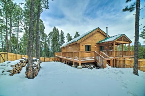 Woodsy Mountain Cabin 2 Mi to Angel Fire Resort! - Wifi