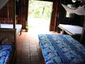 과실원 중앙의 평화로운 홈스테이 - 네 개의 더블 침대가 있는 방