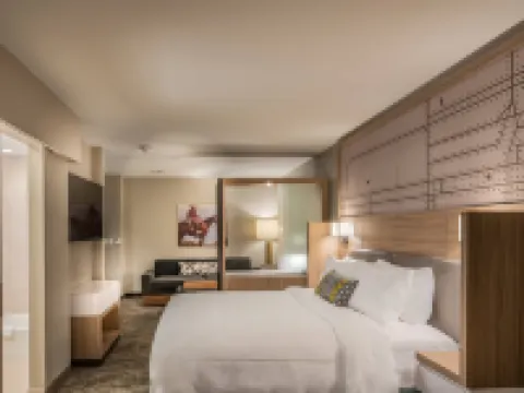 沃斯堡歷史區斯多克雅茲萬豪SpringHill Suites酒店 鄰近牛仔趕集秀的酒店