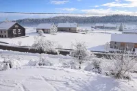 Chalet with fireplace (wood supplied) sleeps 10 (discount for stays of 3 nights or more)