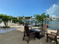 Large outdoor space with pool/hot tub, on 200ft wide canal- quick ride to Ocean!