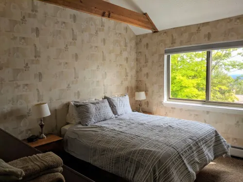 Ski on, ski off trailside condo at Okemo