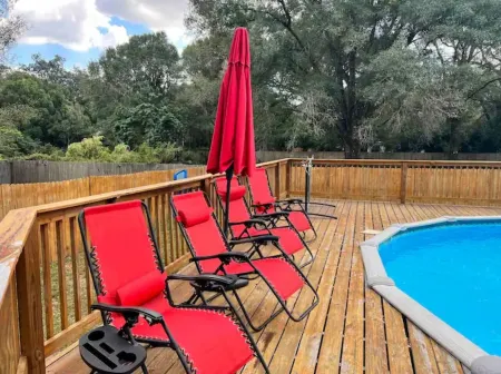 Unique cabin in the city pool home