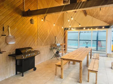 Villa Normande Piscine Intérieur et Jeux / Proche Honfleur et Deauville