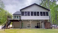 Newer Property at Kerr Lake with Dock! Family-Sized with Game Room and lg Porch!