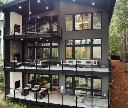 Brand new! Modern Lake Whatcom View home