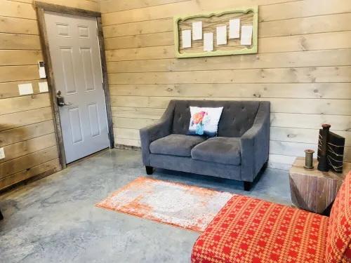 Knotty Squirrel Unit 2 King Suite with Ladder Loft