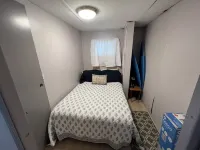 Cozy 2-bedroom campground in peaceful Claypool with AC, WiFi.  Overlooking lake Hotels near Hill Lake