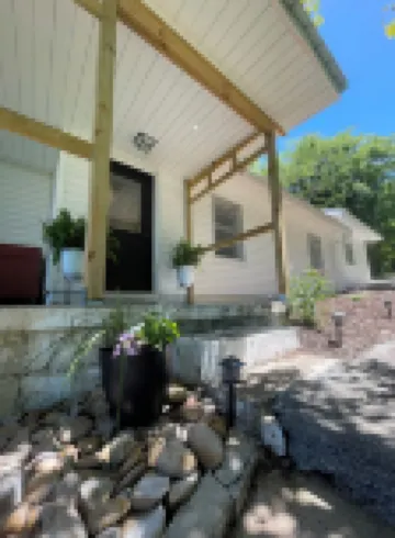 Lakefront home on the main channel w/ beautiful view and a boat ramp next door!