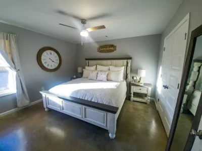 Pruett Place, In the middle of downtown w/parking.