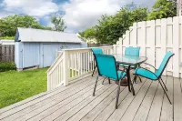 Across from the park and 2 blocks from beach & restaurants- LEFT side of duplex