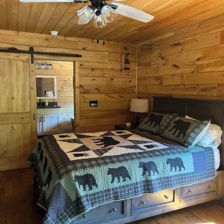 Deer Lick Cabin Lake Front Cabin That Sleeps 6.  Minutes from Bristol