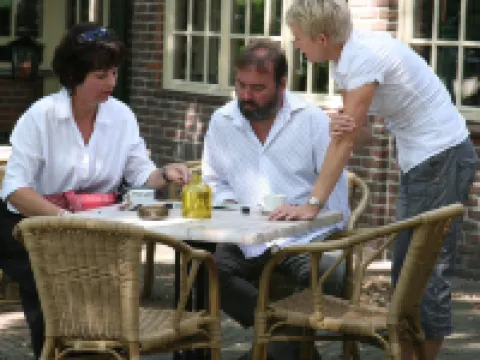 輕鬆的小木屋度假