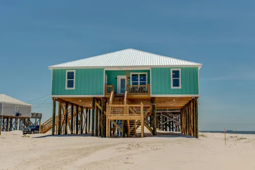 Gulf Side Balcony and Open Floor Plan - Stunning New Construction Haven