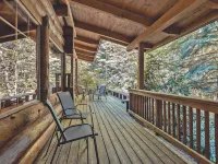 Rustic Charm and Creekside Deck - Enchanting Log Cabin Retreat