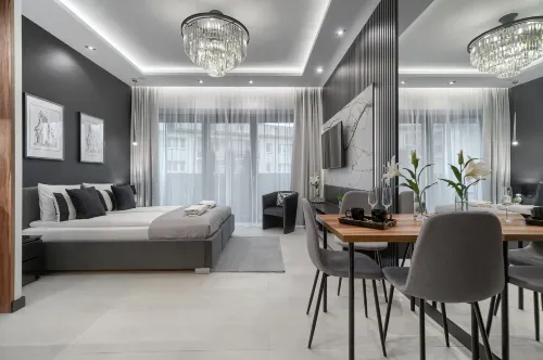 Margi Tokyo Lux Studio Balcony Pool Sauna Hotels in Politz