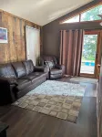 Cozy two bedroom cabin shores of Lake Nipissing. Enjoy the pool and lake views.