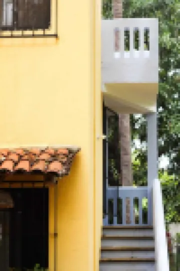 Acogedora palapa privada cerca de la playa.