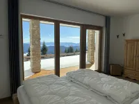 Living above the clouds in a log cabin