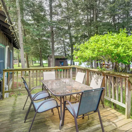 Peaceful Long Lake Cabin w/ Dock & Fire Pit!