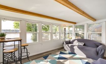 Sister Lakes Cottage with Dock and Grill!