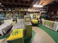 Charming baseball themed 2-story building with cable TV, wi-fi & stereo system.