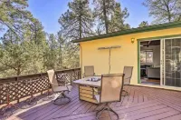 Summer Time at Our Cabin Home Backing Preserve with Deck, Grill and Gas Fire Pit