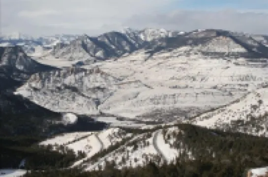 Iconic Log Cabin At The Yellowstone River Ranch