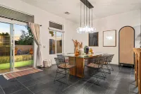 Designer Desert Oasis w/ Pool, Hot Tub, Outdoor Lounge the Riley by Avantstay