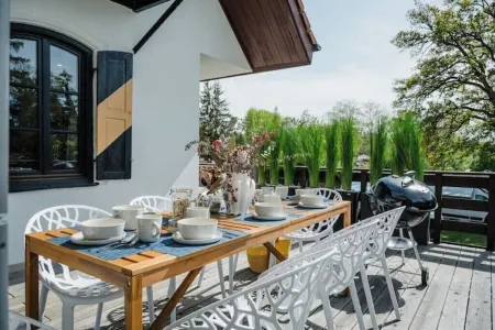 Haus am See mit Sonnenterrasse für 8 Gäste Отели в г. Хершинг-ам-Аммерзе