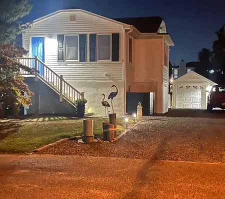 Coastal Getaway in Ocean Gate- 2 Min Walk to Beach & Boardwalk with Water Views!