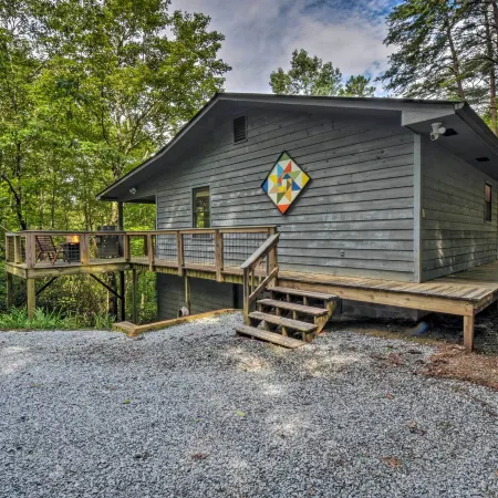Cozy Clayton Cabin w/ Deck & Mountain Views!