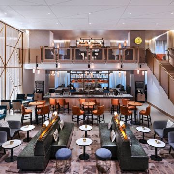 Stylish hotel lounge accommodation in Austin Texas