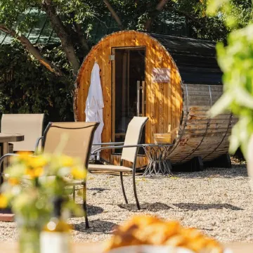 Hot Tub, Fire Pit and Barrel Sauna,  and one left turn to worlds best skiing!