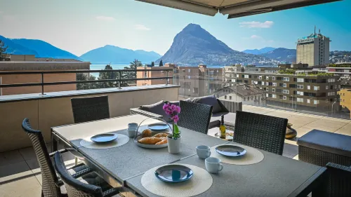 Lakeview 3 Bedroom Pico Penthouse in Lugano - Hot Tub
