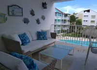 Beachfront 1BR , Playa Turquesa,  Beach Access
