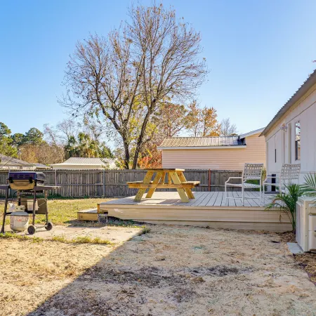 2 Mi to Beaches: Breezy Panama City Home w/ Deck!