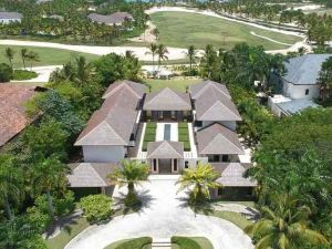 Dramatic Luxury Villa with Golf and Ocean View Walking Distance from the Beach