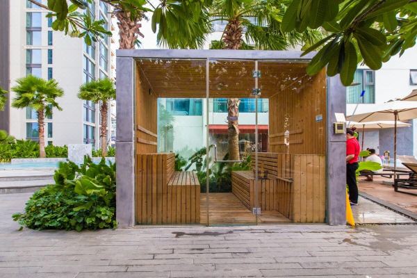 Frame Art Apartment Gateway with Pool, Gym&Sauna_3