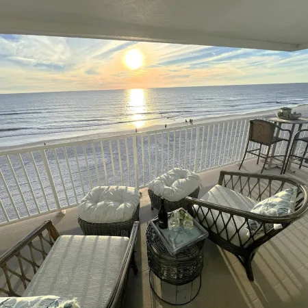 OCEANFRONT 5⭐3BR/2BA/6BED_Heated Pool_180 View Patio_ Beach Gear