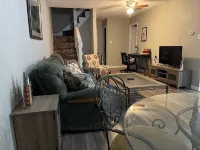 Adorable 3 bedroom attached cottage in quiet spot.