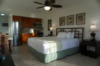 Waikiki Beach ocean view studio with pool access right on the white sand beach.