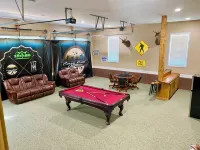 Covey Point offers a cozy space for 12 w/ a game room & an outdoor living area!