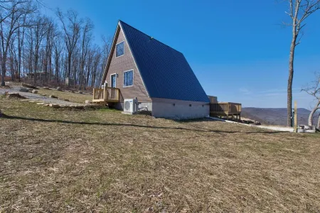 New!  Mountain Top A-Frame cabin, The Triangles-Gorgeous View, Hot Tub!