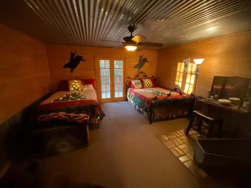"Bucking Bull Bunkhouse" on Bucking Bull Farm