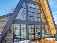 Stunning A-frame cabin on Maud Lake ( Near Detroit Lakes ) Hotels in Becker County