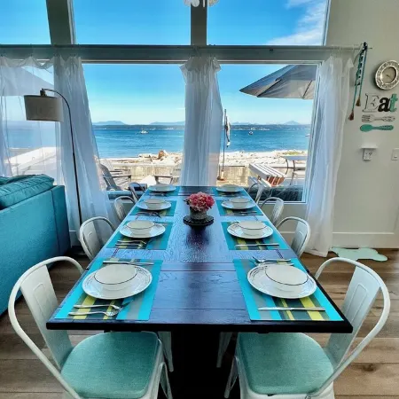 Oceanfront Beach House on Camano Island: Gone Coastal Beach House.
